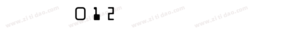 MICR 012 BT字体转换